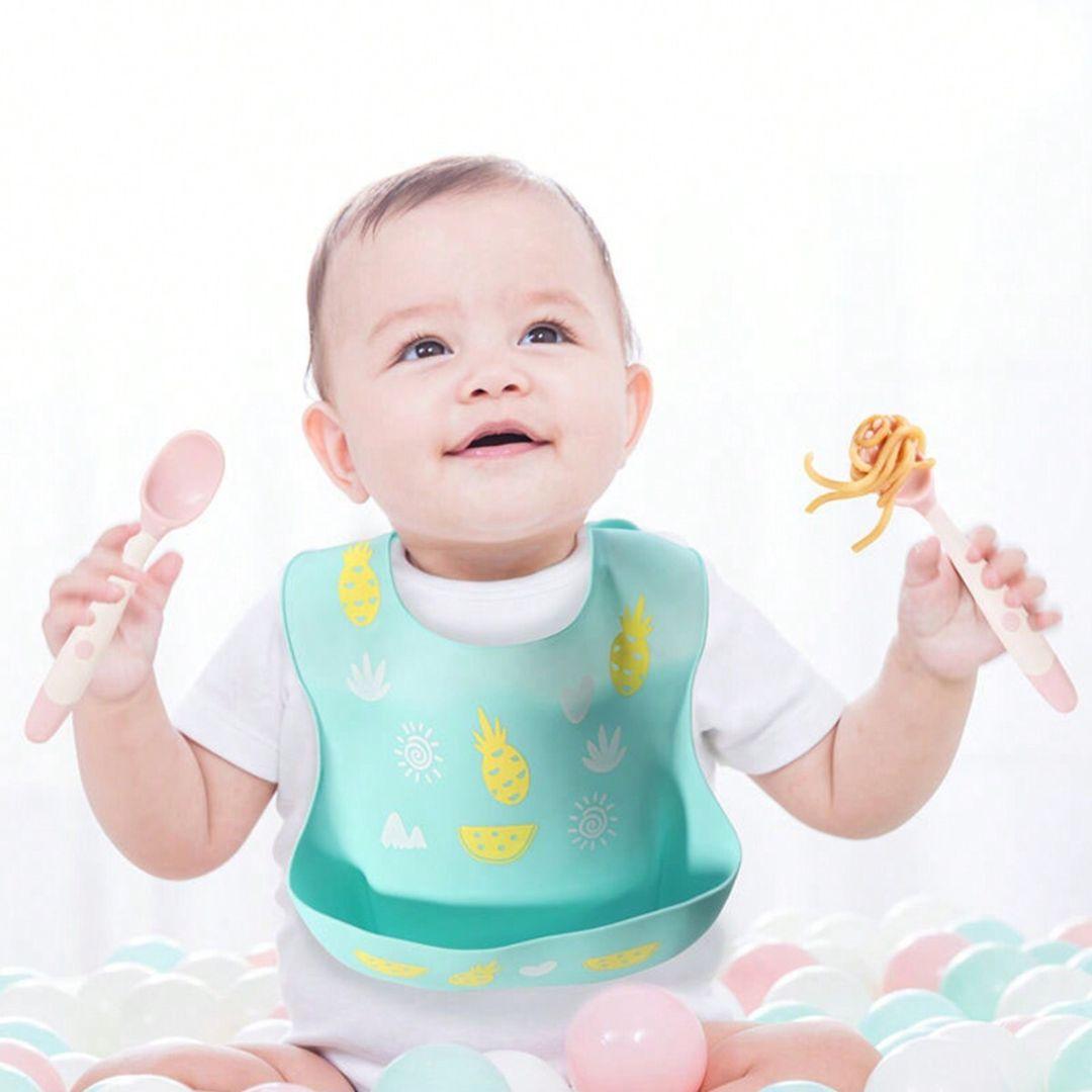Babador Silicone Cata-Migalhas Divertido – Dinda Mima